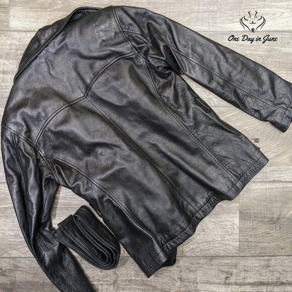 Wilsons Vintage Biker Jacket Size XS - Picture 5 of 5